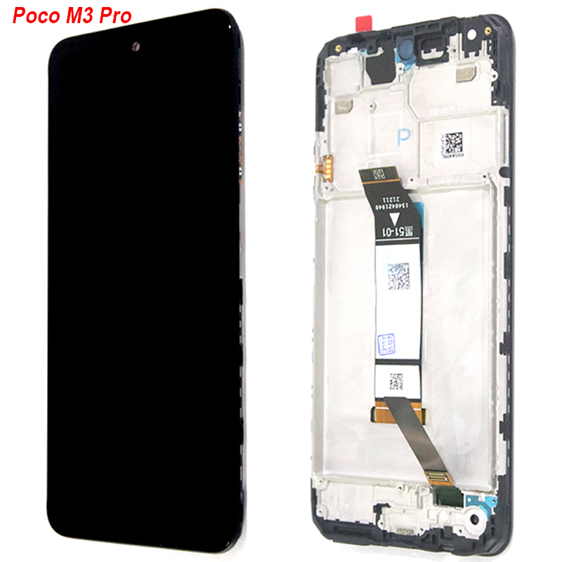 6.5 "Voor Xiaomi Redmi Note 10 5G M2103K19G Lcd-scherm Vervanging Touch Screen Onderdelen Voor Poco M3 Pro 5G M2103K19PI Lcd