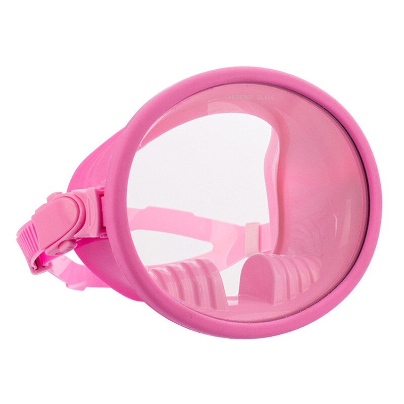 Panoramic View Scuba Diving Mask Anti Fog Silicone Waterproof Snorkeling Mask Spearfishing Full Diving Goggles Dive Equipment: pink