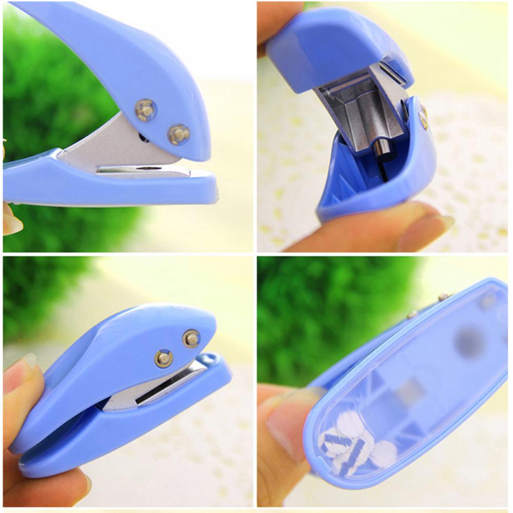 Mini Scrapbooking Card Paper Cutter Hand Punch Gat Cirkel Gat Confetti DIY Craft Kantoorbenodigdheden Hand Perforator