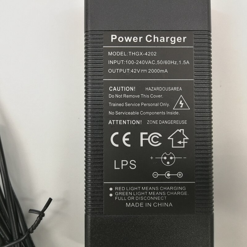 Charger for Kugoo S1 Electric Scooter 42V 1.5Ah Battery Charger(Eu Plug)