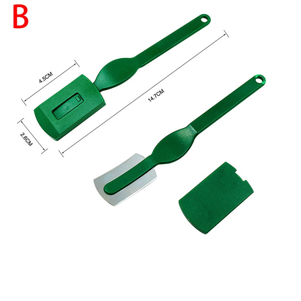 Bread Lame Dough Scoring Knife Dough Making Slasher Tool Breads Cutting Scraper Baking Knife Cutter with Blades Arc Curved Knife: B