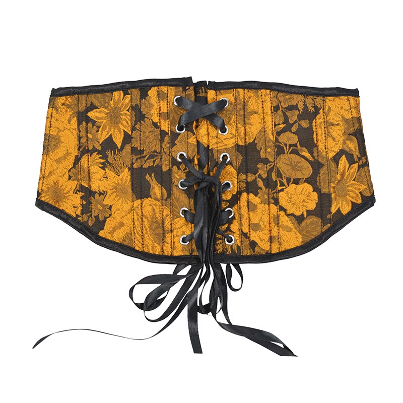 16Cm Borduren Zonnebloem Plastic Botten Korte Corset