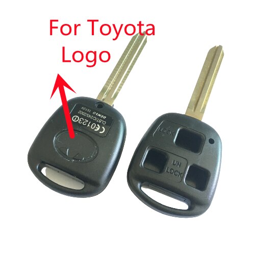 2 3 Buttons Fob Key Case Remote Car Key Shell For Toyota Corolla Land Cruiser YARIS CAMRY RAV4 For Lexus RX300 ES300