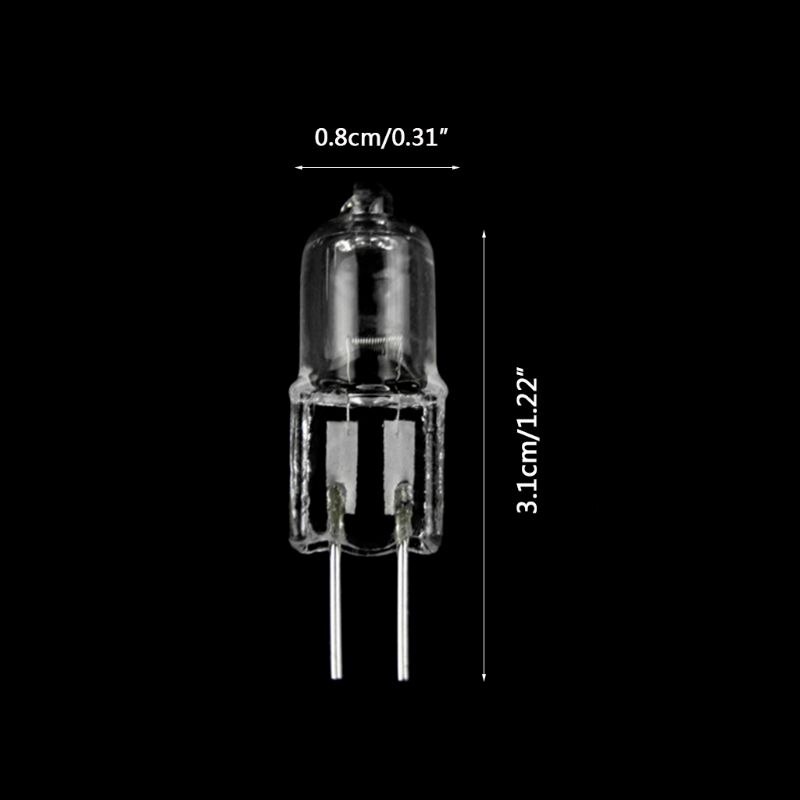 Klar 20w g4 12v halogenkapselstift glödlampor lampor pärlor för ljuskrona takljus hög effekt axyc