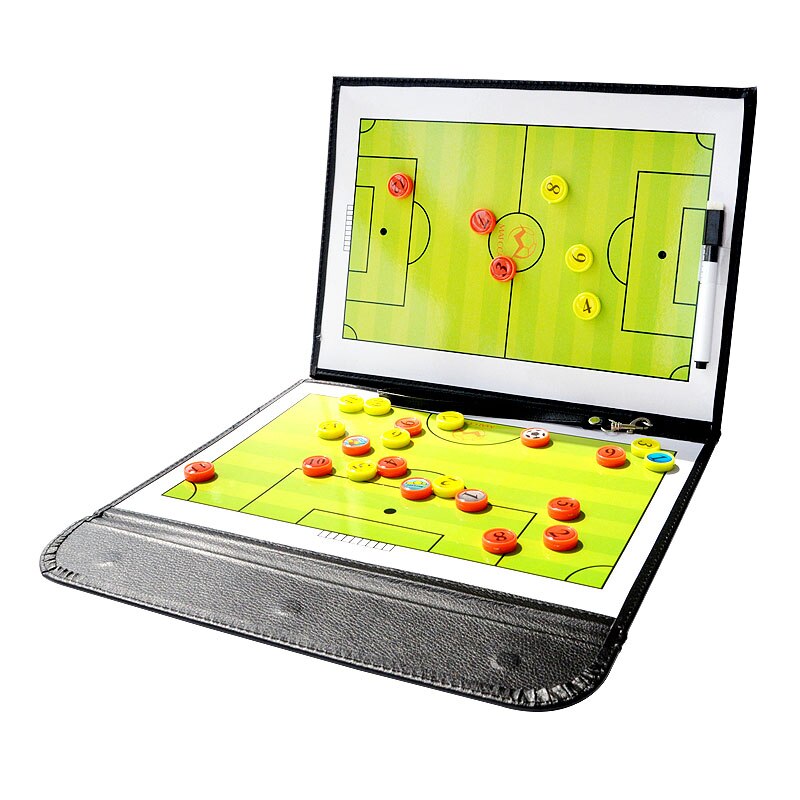 MAICCA Magnetic Football trainer Board pieghevole allenatore di calcio libro tattico set con penna appunti materiale didattico commercio all&#39;ingrosso