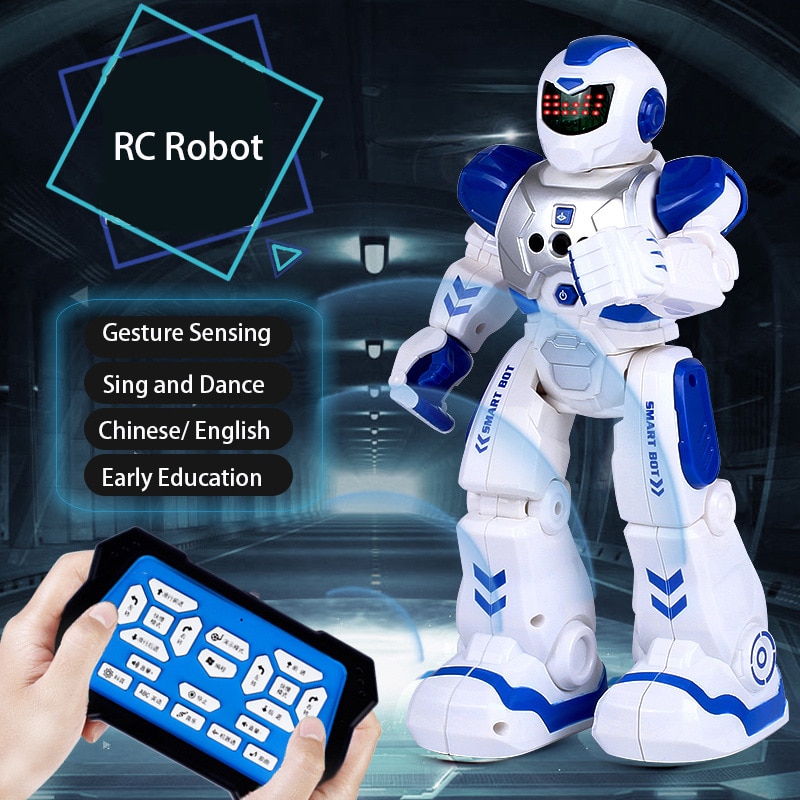 Smart Robot Speelgoed Rc Afstandsbediening Moving Dancing Gebaar Voor Kinderen Speelgoed Xmas
