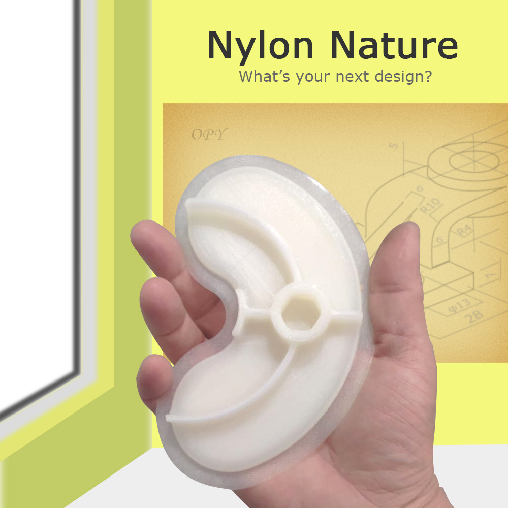OPY Nylon Pa66 Filament 1,75 mm 1 kg Rolle 3D-Drucker Polyamidfaden transparent Natur Schwarz Weiß Farbe Hohe Zugfestigkeit