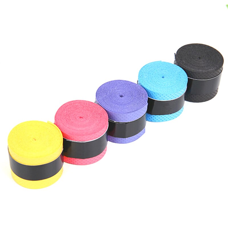5 stuks droge tennisracket grip antislip zweetabsorberende wikkels taps badminton grips racket vibratie overgrip zweetband sport