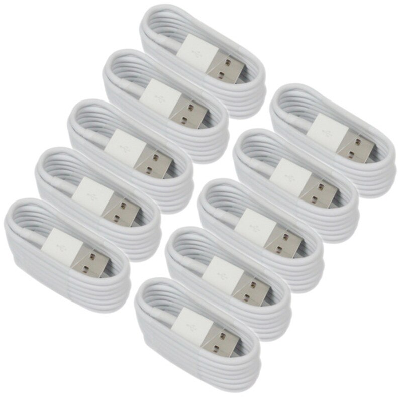 Cargador USB de pared con enchufe europeo, Cable de carga y adaptador de cargador para iPhone 5, 5S, 5C, 6, 6S, 7, 8 pines