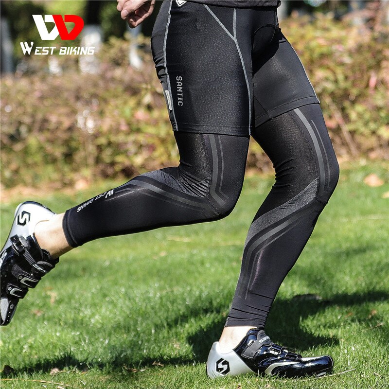 ovest bicicletta scaldamuscoli da ciclismo estivi viaggi escursionismo arrampicata jogging sport ghette traspirante morbido ghiaccio seta anti-UV copertura gambe