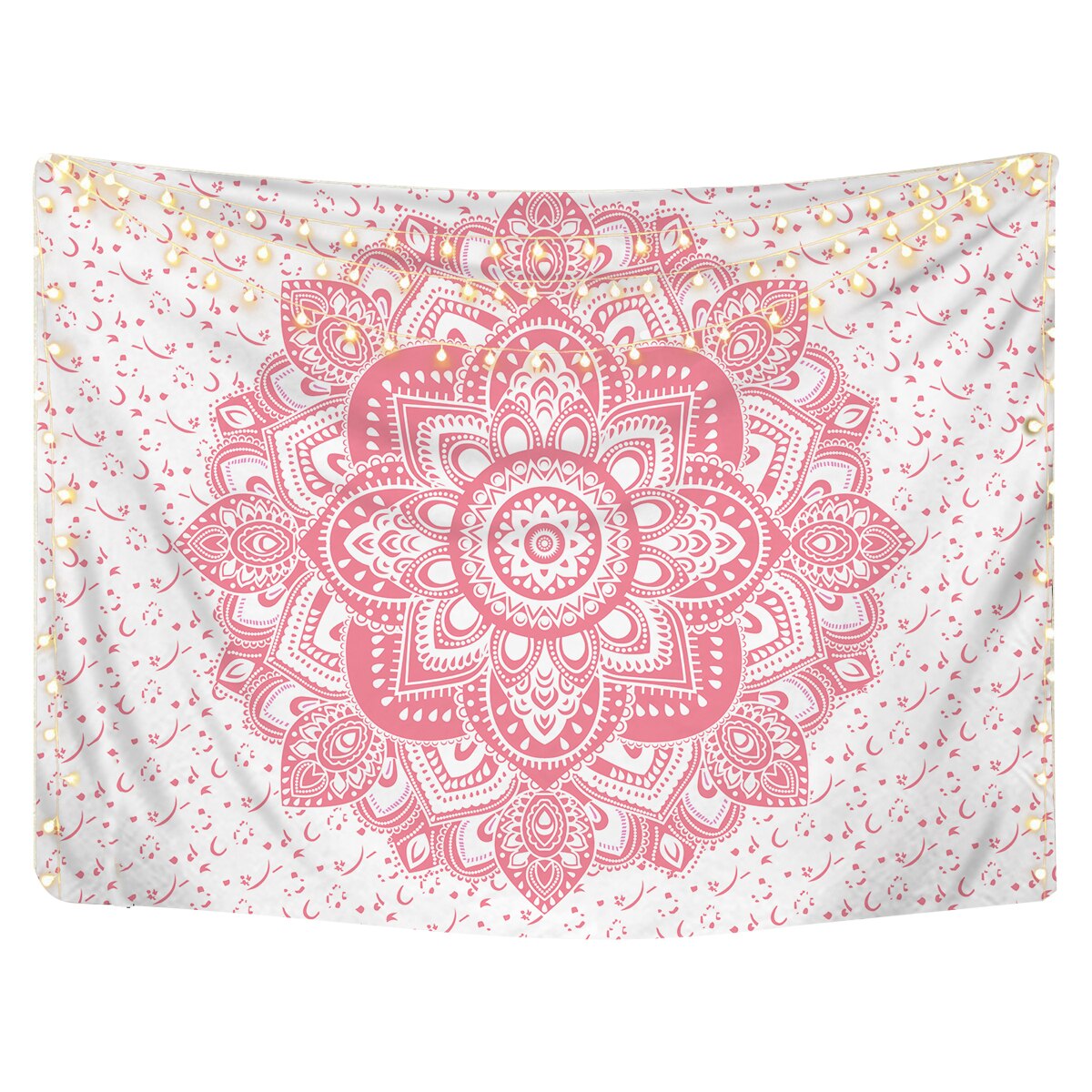 Tapestry Nordic Datura Mandala Hanging Cloth Decorative Tapestry Background Cloth Blanket Home Decor Tapestry 95x73cm: 6