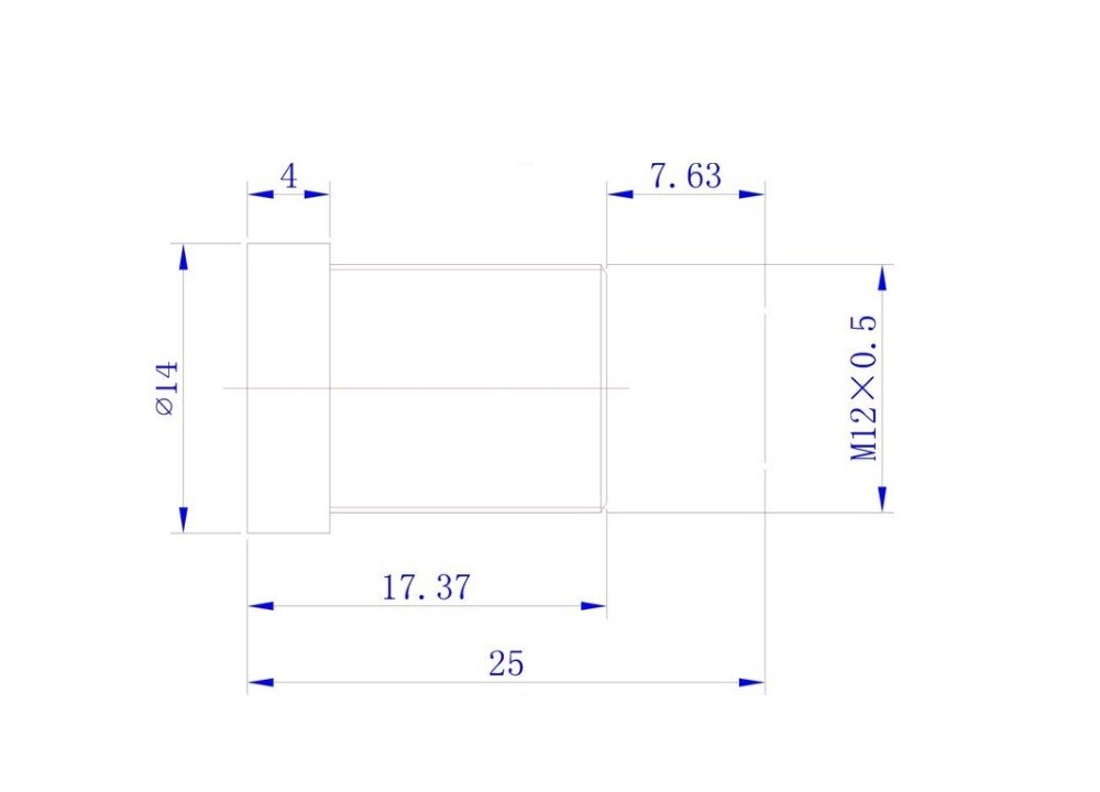 KEL Objectif HD CCTV IR grand angle 8 mm 5MP pour caméra IP de sécurité