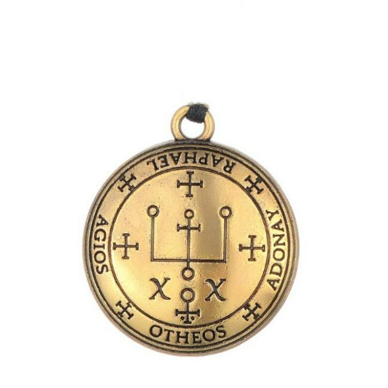 Dawapara DIY Pendants for Necklace Archangel Michael Raphael Uriel Gabrie Talisman Angel Men Pendant&Necklace Women: Raphael Bronze