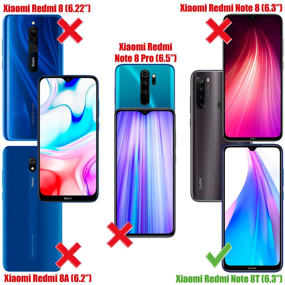 Protettore di Vetro Temperato per Xiaomi Redmi Nota 8T premio 0,3mm 9H Salva film anti shock Graffio Bordo Nero