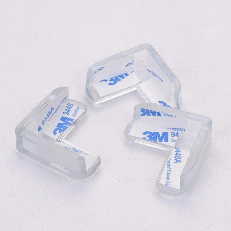 10 pces/prova de colisão transparente do ângulo da tabela da segurança da proteção do ângulo direito do ângulo anti colisão