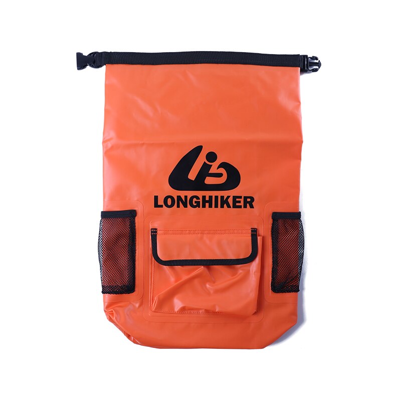 LONGHIKER Sealded Waterproof Dry Beach Backpack Bag For Outdoor PVC Hiking Impermeable Water Proof Backpacks Bag 20L/16L/13L