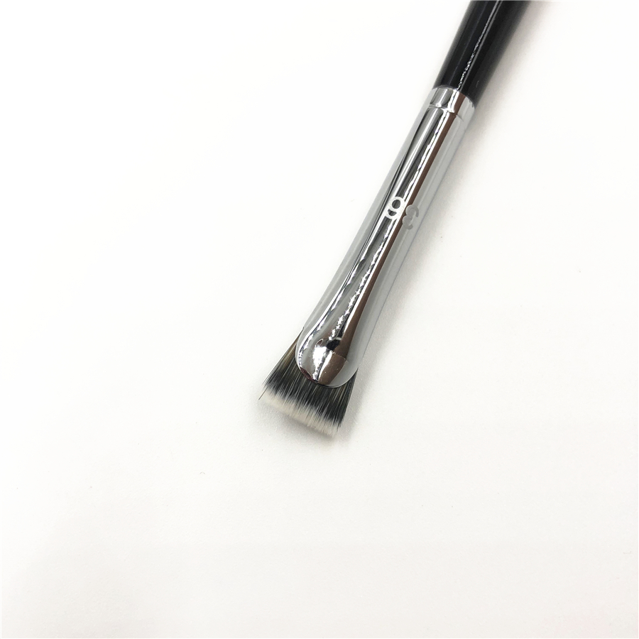 Pincel pequeño para delineador de ojos, brocha plana para Contorno de cejas, brocha de maquillaje de precisión para cejas #20 #32 #36