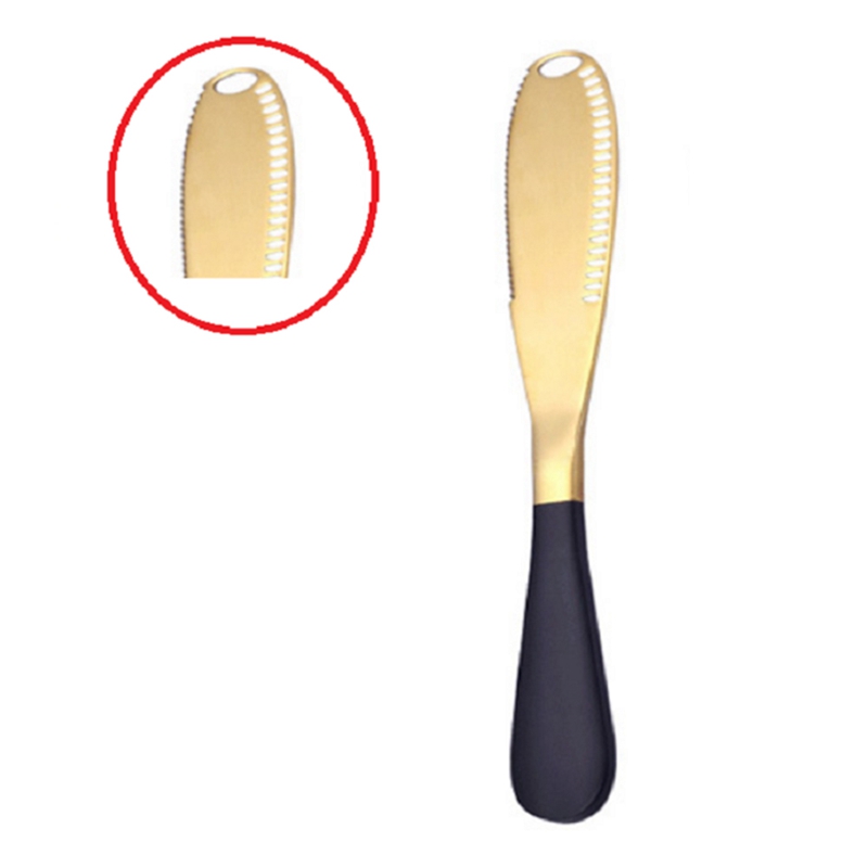 Boter Mes Met Gat Kaas Dessert Jam Mes Bestek Tool Brood Mes Servies String Kaas Sticks 4Pcs