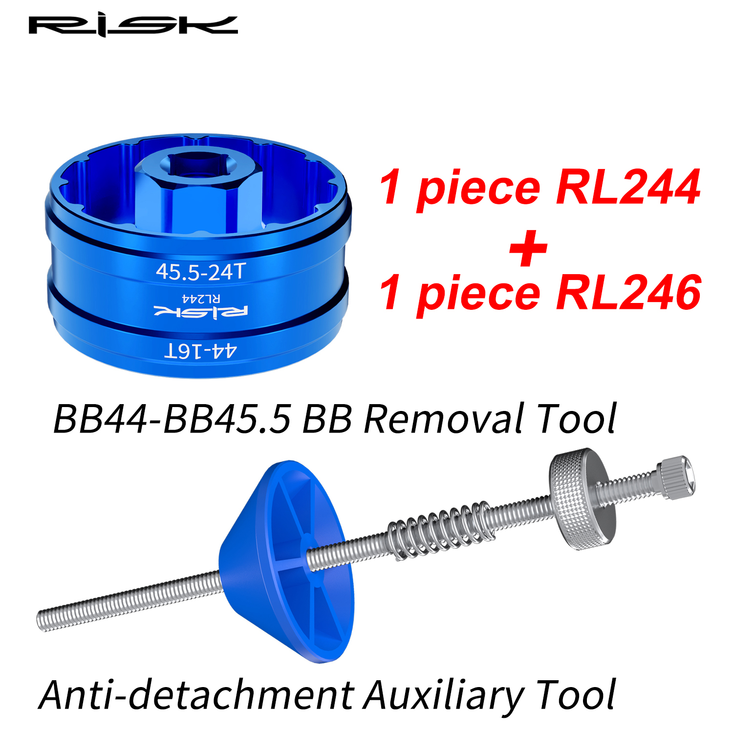 Risque vélo vélo BB support inférieur roulement outil de retrait clé à cliquet pour BB44 BB45.5 BB39 BB40.5: Rouge couleur