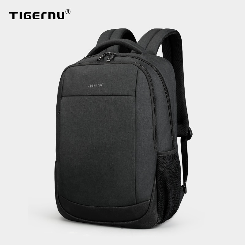 Tigernu-Mochila antirrobo con carga USB para hombre y mujer, morral de negocios para ordenador portátil de 15,6 pulgadas, morral escolar para viaje