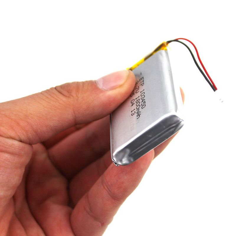 103450 3.7V 1800MAH lipo polymère lithium batterie rechargeable pour MP3 GPS navigateur DVD enregistreur casque e-book caméra