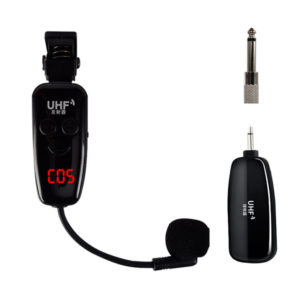 1 ensemble Instrument Microphone clipsable LED affichage condensateur Instrument micro pour trompette Tuba Trombone corne Saxophone: Default Title