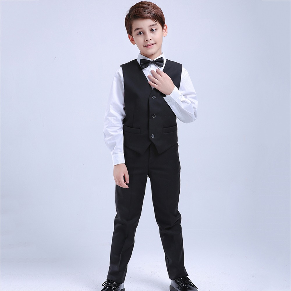 LOLANTA-traje de boda Formal para niños pequeños, conjunto de 5 piezas, vestido de esmoquin, portador de anillo de , 3 a 12 años
