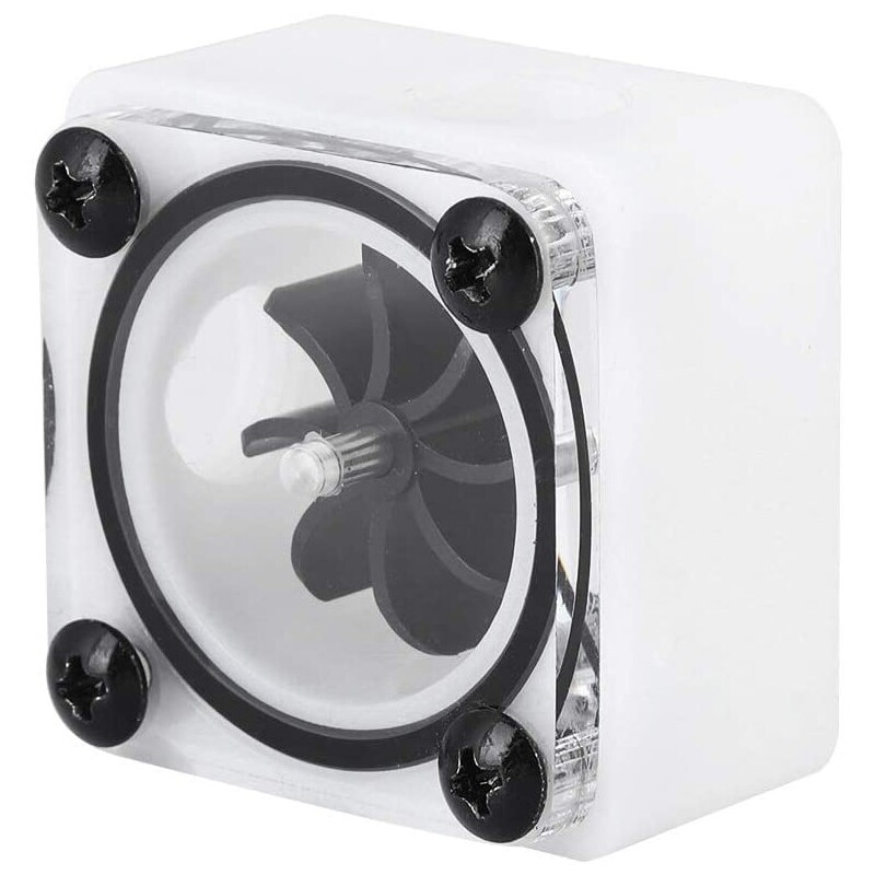 Indicateur Durable de débitmètre d'eau de turbine de refroidissement par eau de vitesse de rotation du fil G1/4, pour le système de refroidissement par eau de PC (3 manières): Default Title