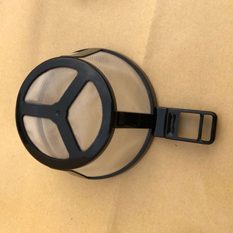 Reusable Coffee Pot Filter Holder Dripper Mesh Basket with Handle Kitchen Gadget U1JE