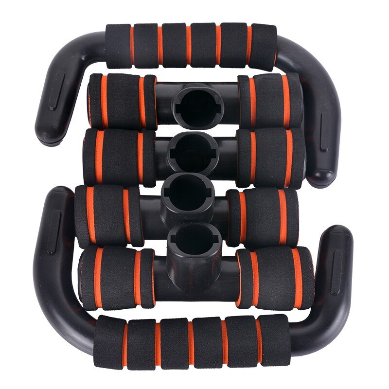 2 uds Barra de realce ABS Fitness en forma de H barra de realce barras de soporte herramienta Fitness pecho entrenamiento ejercicio esponja ejercitador con sujeción para las manos