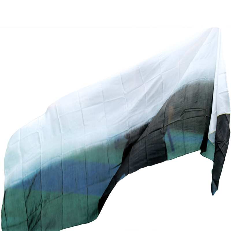 Belly Dance Props Women Belly Dance Silk Veils Belly Dance Veil For Girls Belly Dance Silk Veils white+black