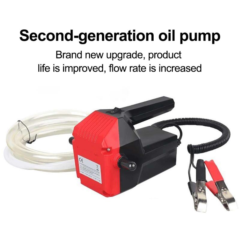 Car Engine Oil Pump Electric Oil/Diesel Fluid Sump Extractor Scavenge Exchange Fuel Transfer Suction Pump Boat Motorbike