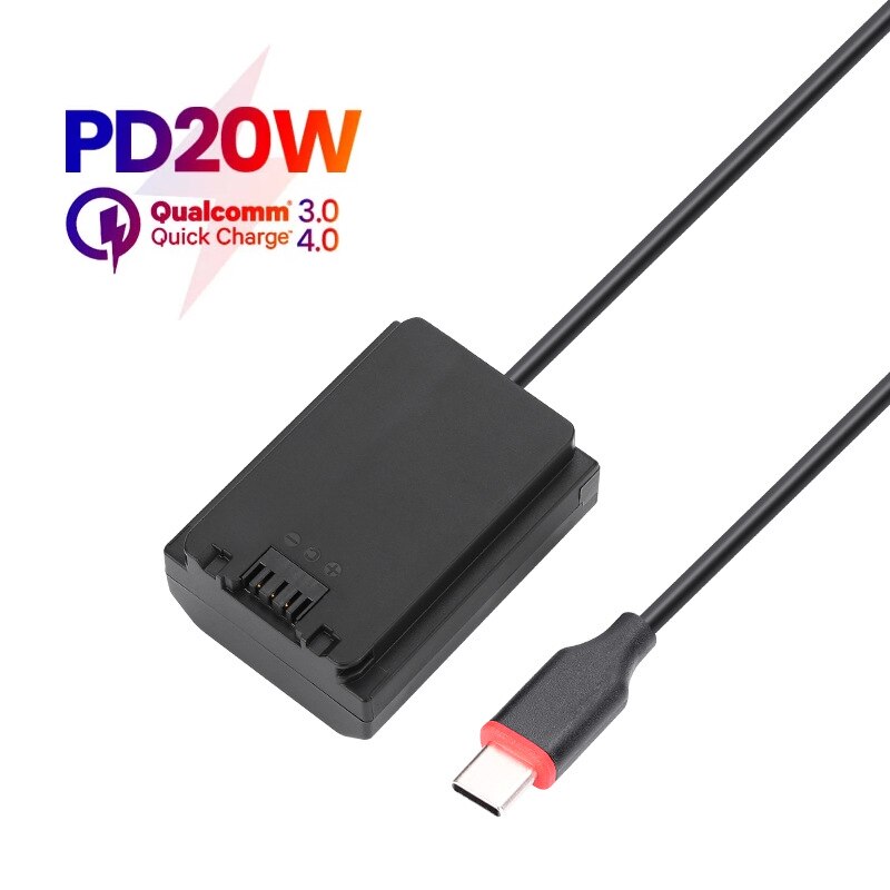 NP-FZ100 Dummy Battery DC Power AC Adapter for Sony A6600 A7M3 A7M3K A7RM3 A7RM4 A9 A9M2 A7M3 Camera