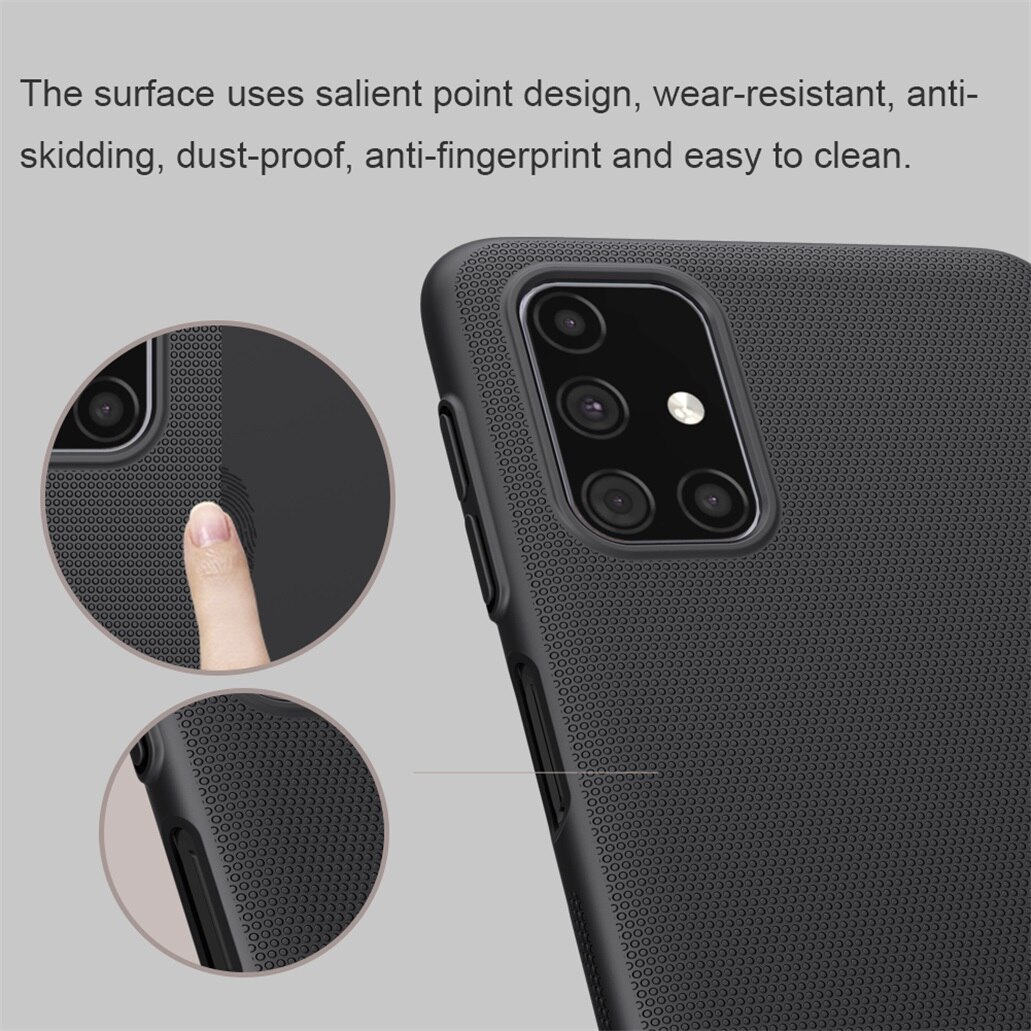 Nillkin pokrywa dla Samsung galaktyka M31s M51 przypadki matowe tarcza Obudowa matowy twardy PC telefon ochraniacz tylna pokrywa dla Samsung M51