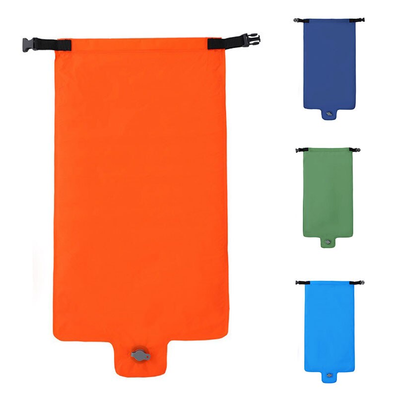 Aufblasbarer schlafsack für camping, heim, hof, tragbarer, faltbarer luftsack für isomatten, outdoor-matten, wandern, trekking
