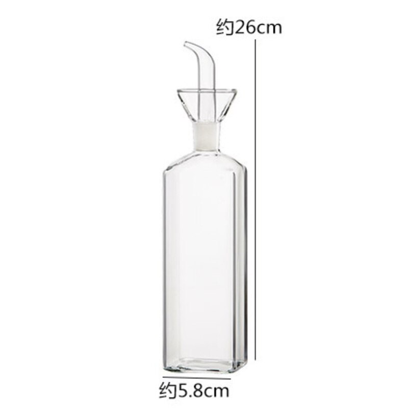 Wysokiej jakości szkło borokrzemowe naczynie na olej gospodarstwa domowego szczelny butelka oleju kuchnia garnek sojowy zbiornik paliwa ocet butelka robić mieszania butelka: L