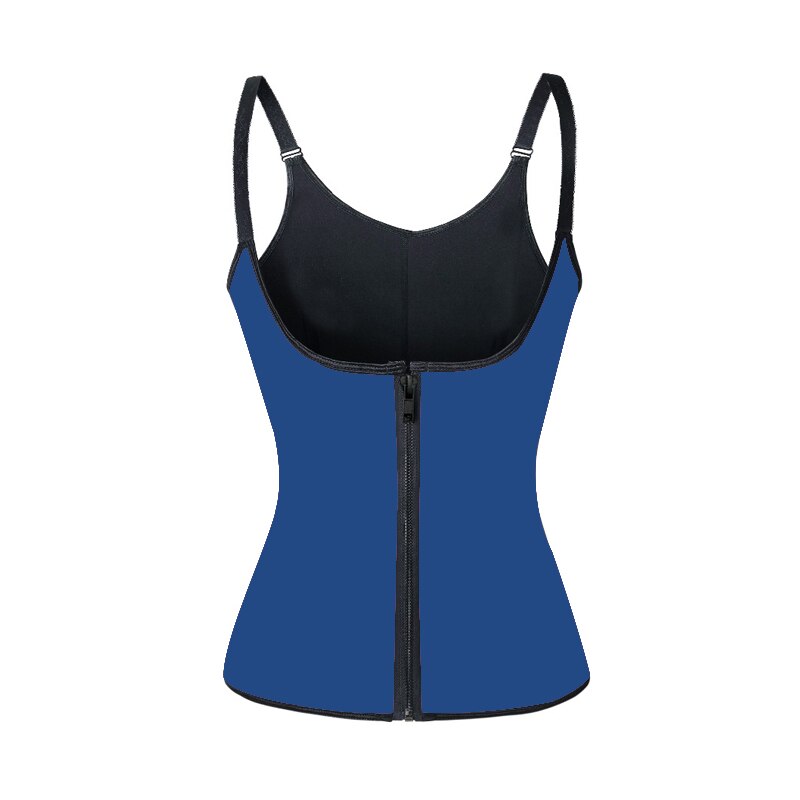 JOYLOVE Schweiß Weste Taille Trainer Cincher Frauen Körper Abnehmen Trimmer Korsett trainieren drücken-hoch Hause Warme: Blau / XXXL