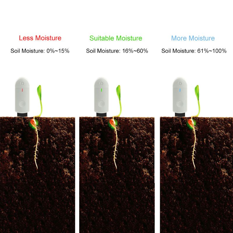 Soil Moisture Detector Plant Flowers Soil Instant Humidity Analyzer Soil Tester
