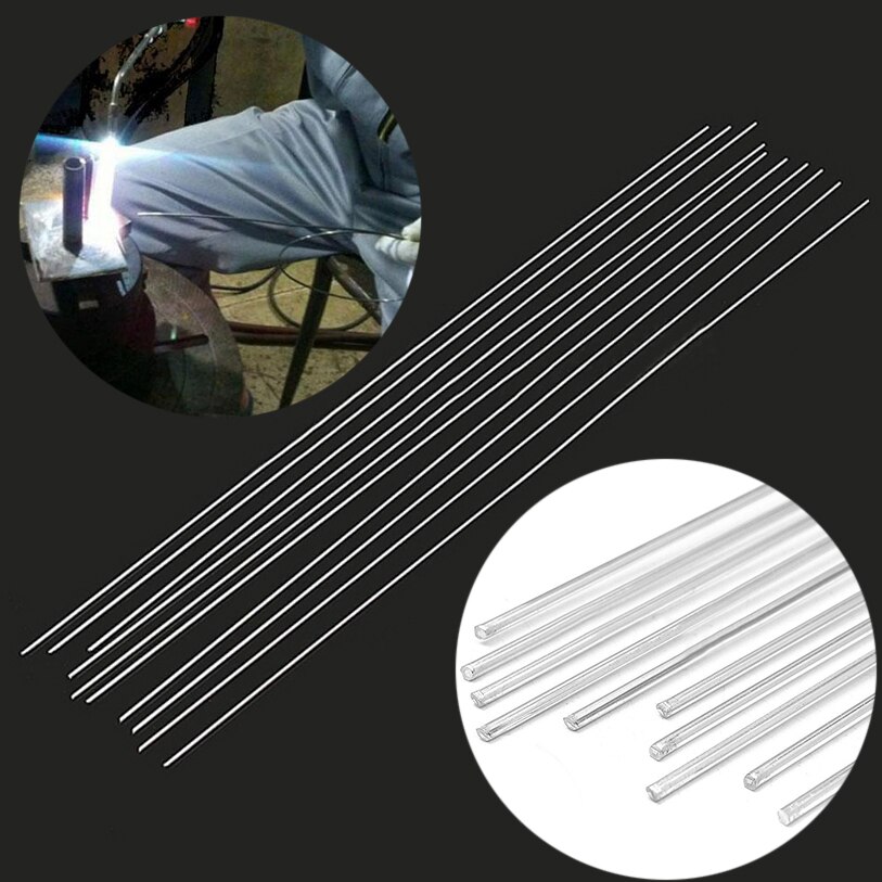 10pcs 2mm*450mm Low Temperature Metal Aluminum Magnesium Silver Welding Rod
