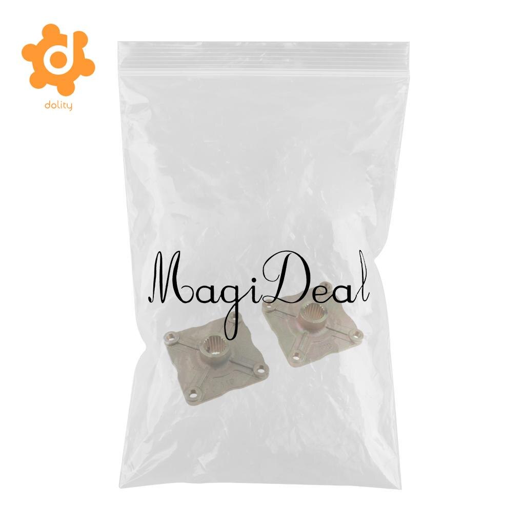 dolity 2pcs 4 Stud 23 Teeth Spline Wheel Rear Axle Hub for 150cc 200cc Motorcycle Scooter Moped Quad Dirt Bike ATV.