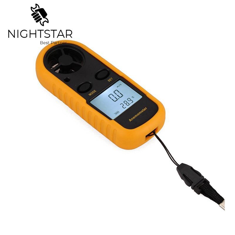 Digital Hand-held Wind Speed Gauge Meter 30m/s Pocket Smart Anemometer Air Wind Speed Scale Anti-wrestling Measure