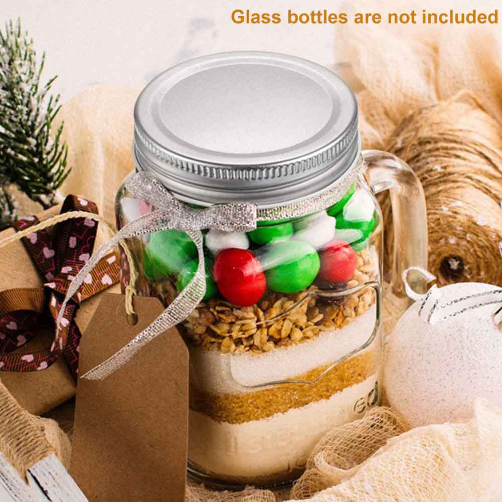 Mason Jar Lids Storage Solid Caps Tinplate Home Kitchen Secure Small Leak Proof Good Sealing Properties 70mm, 87mm