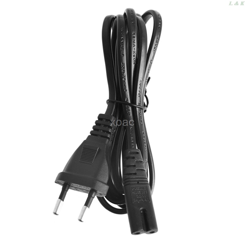 Korte C7 Naar Eu Europese 2-Pin Plug Ac Power Cable Lead Cord 1.5M 5Ft Figuur 8 M08