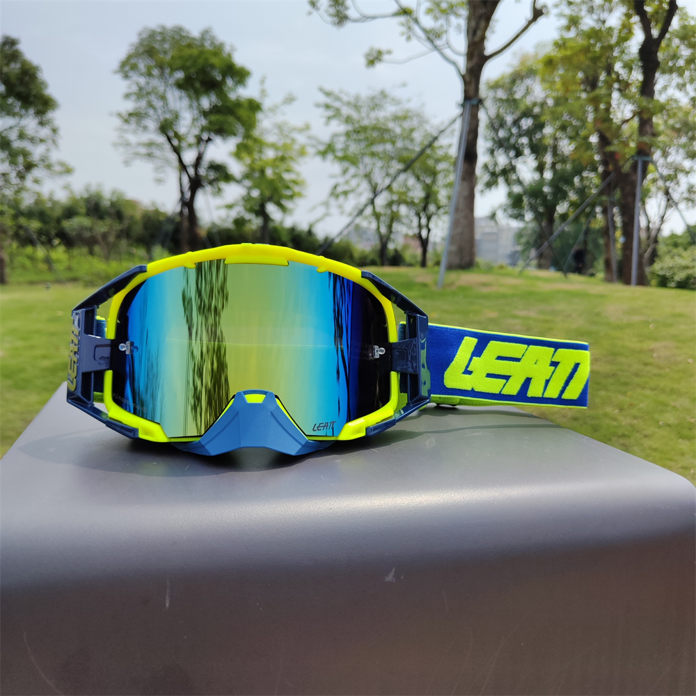 LEATT Velocity 6.5 Motocross Goggles Double Layers Anti Fog Motorcycle Goggle Outdoor Sport Skiing Glasses MTB Downhill Eyewear: SKY BLUE