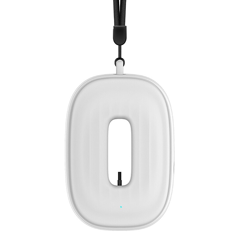 Hanging Neck Air Purifier Stylish Personal Wearable Mini Portable Car Oxygen Bar Negative Ion Air Purifier: White