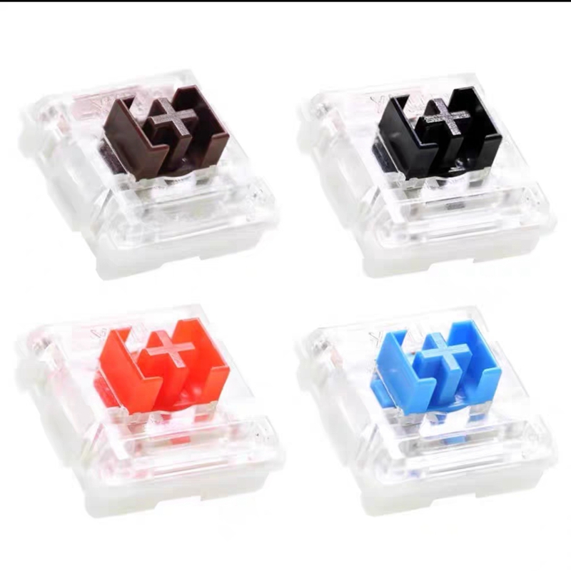 OUTEMU Half Height Dwarf GTMX Green Brown Red Black Switch 3 Pins Linear Clicky Tactile DIY Custom Mechanical keyboard Switshes