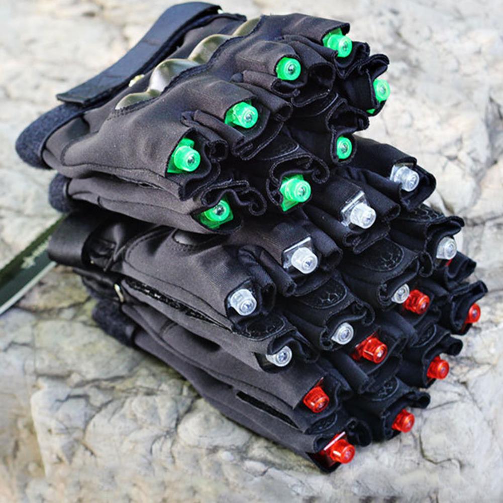 1 par luvas de lanterna led pesca caminhadas acampamento reparação luvas trabalho com 8 leds homens pai ele marido presente natal