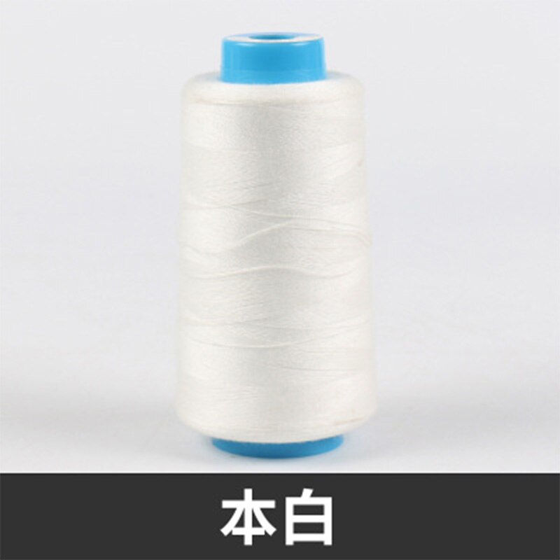 3500m yards overlock naaimachine lijn meter cones zwart wit naaigaren industrieel polyester garen: Mibai