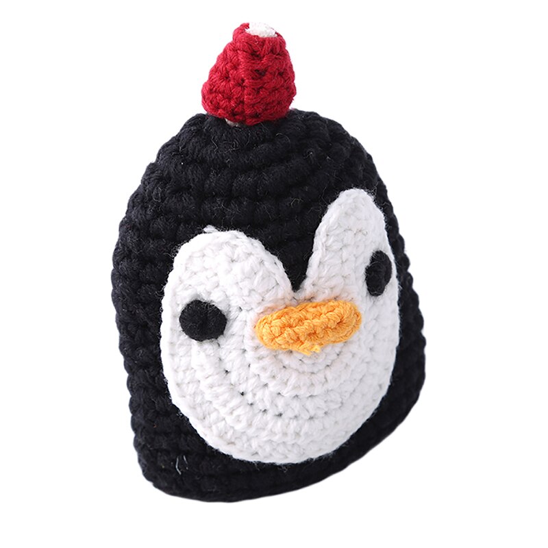 Cartoon Animation Handmade Cute Wool Knitting Pull-out Key Bag Set Key Protection Case