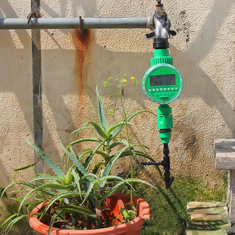 Vandtimer have automatisk elektronisk vandingsstyring lcd-skærm programmerbar ventilslange vandhane sprinklervandingstimer